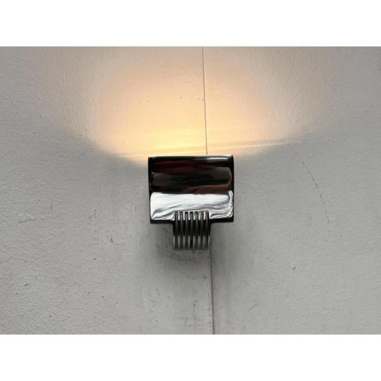 Set of 2 Vintage Postmodern Spanish Model Arqui Pe Aluminum Sconces, 1990s In Good Condition For Sale In Hamburg, DE