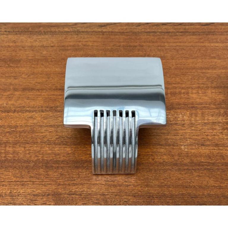 Set of 2 Vintage Postmodern Spanish Model Arqui Pe Aluminum Sconces, 1990s For Sale 4