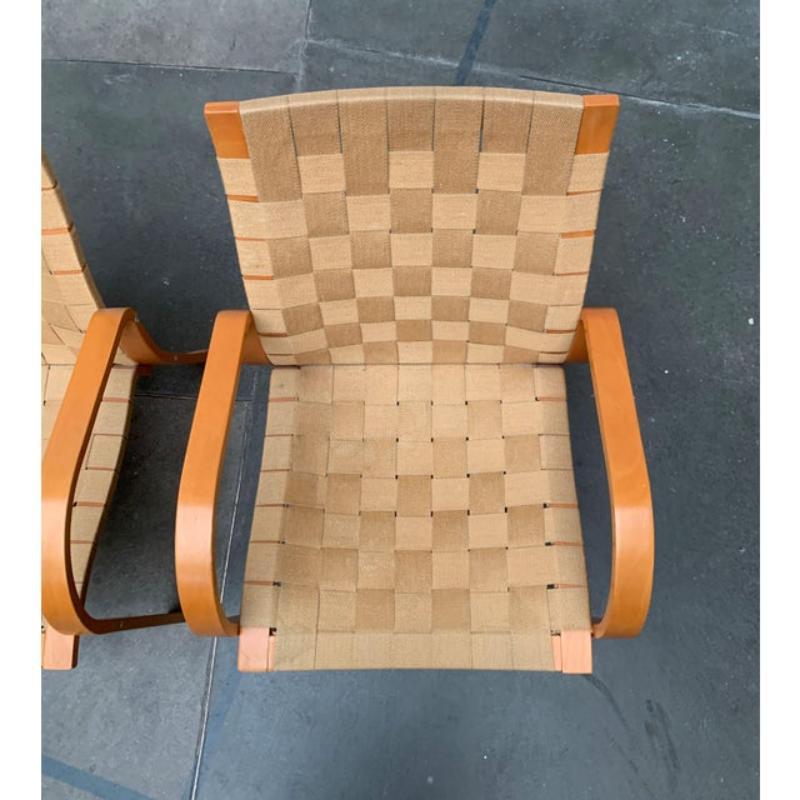 Set di 2 poltrone scandinave vintage in legno, anni '70 in vendita 4