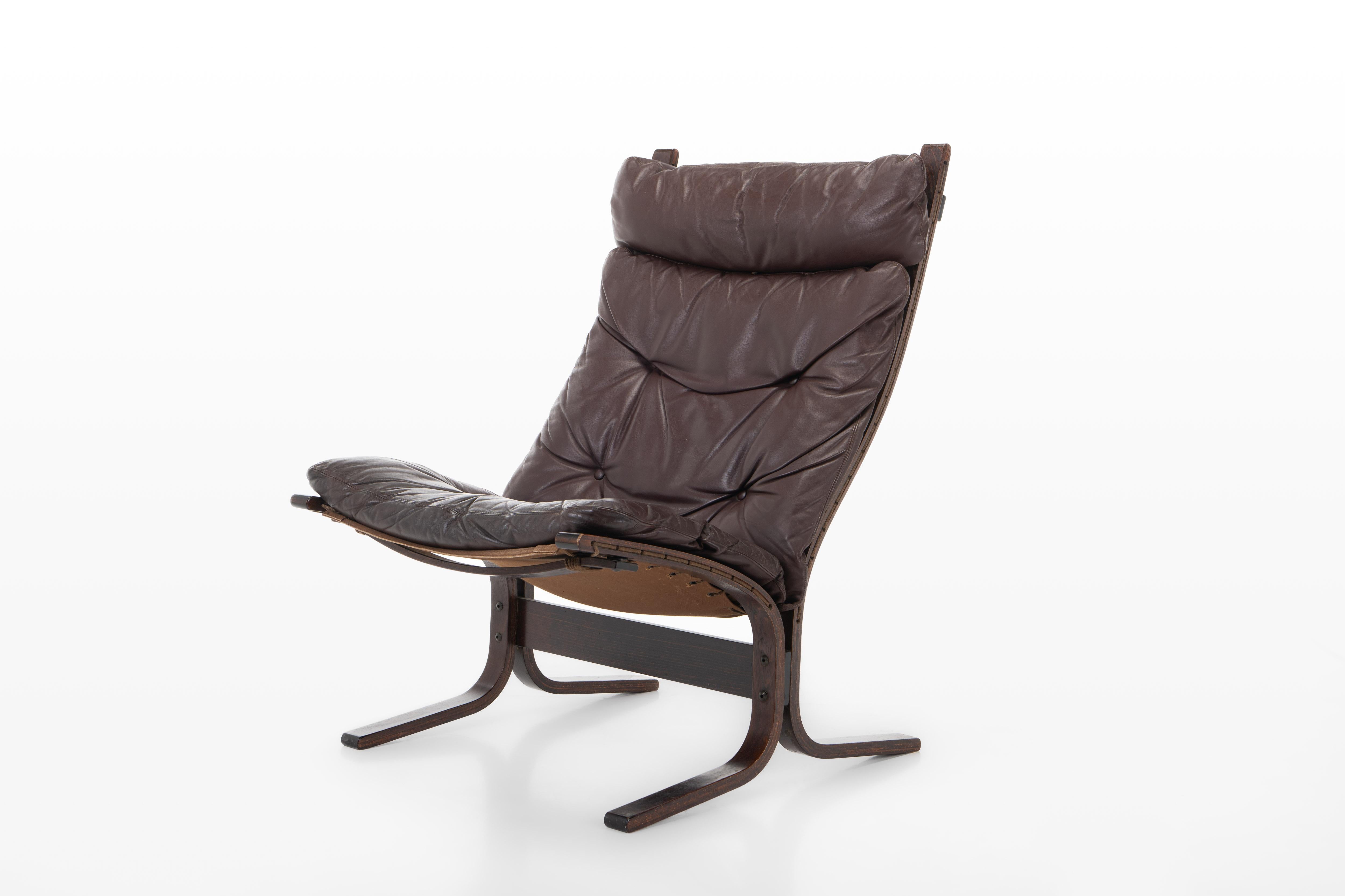 Ensemble de 2 fauteuils de salon vintage Siesta par Ingmar Relling pour Westnofa, Norvège Bon état - En vente à Ranst, VAN