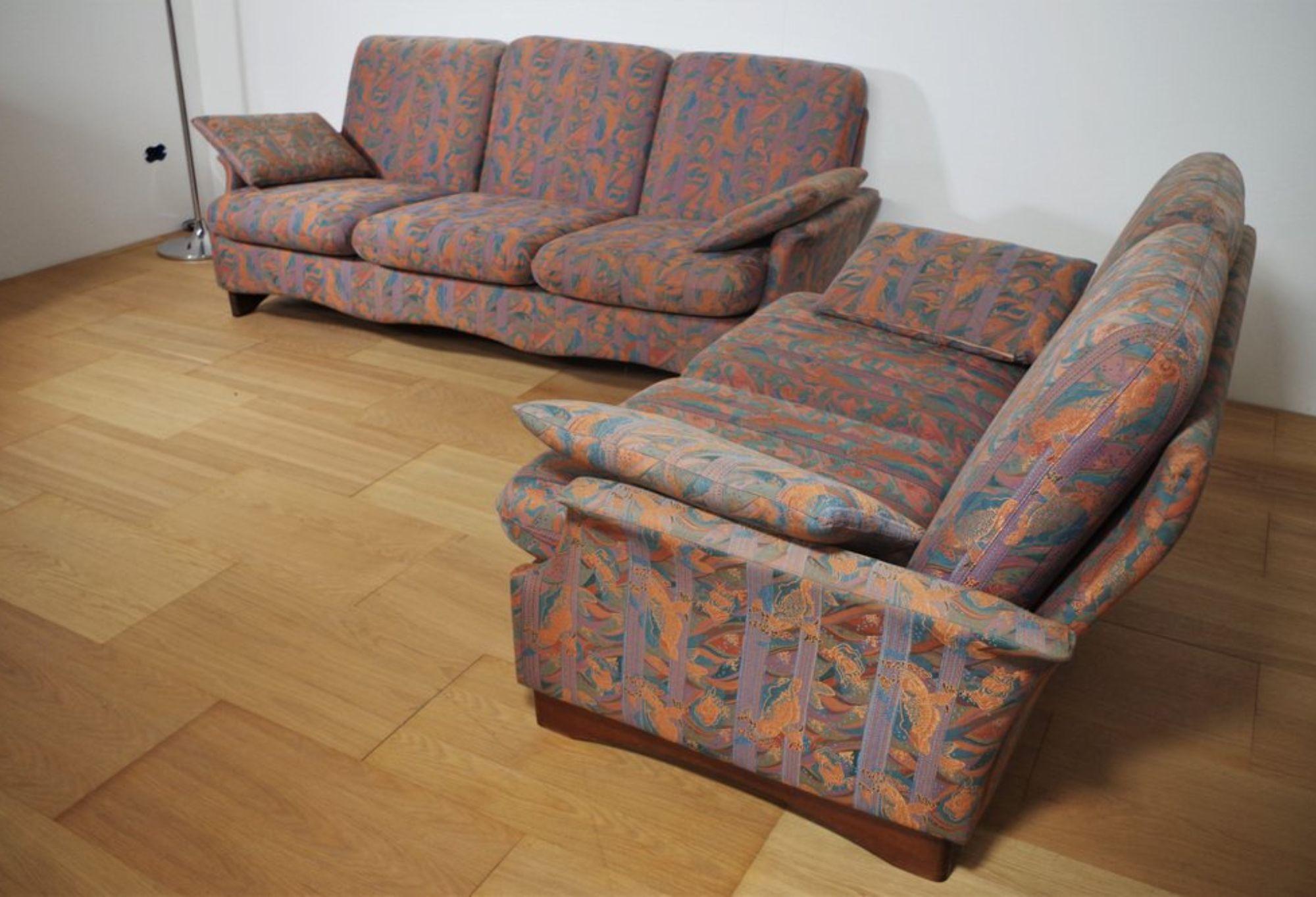 Set of 2 Vintage Sofas, 1970s For Sale 4