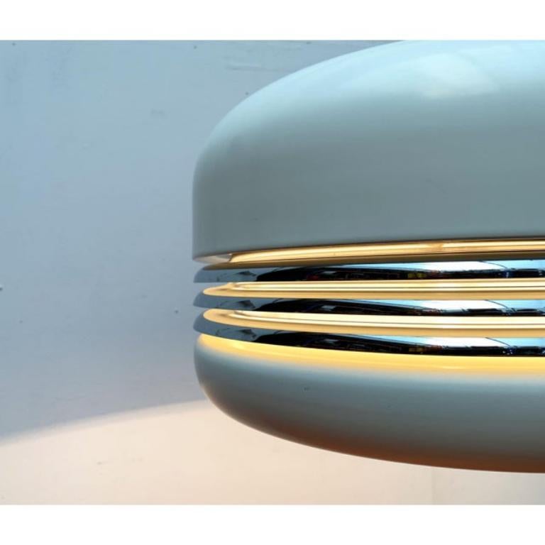 Ensemble de 2 lampes à suspension allemandes modèle 5526 de l'ère spatiale, années 1970 en vente 4