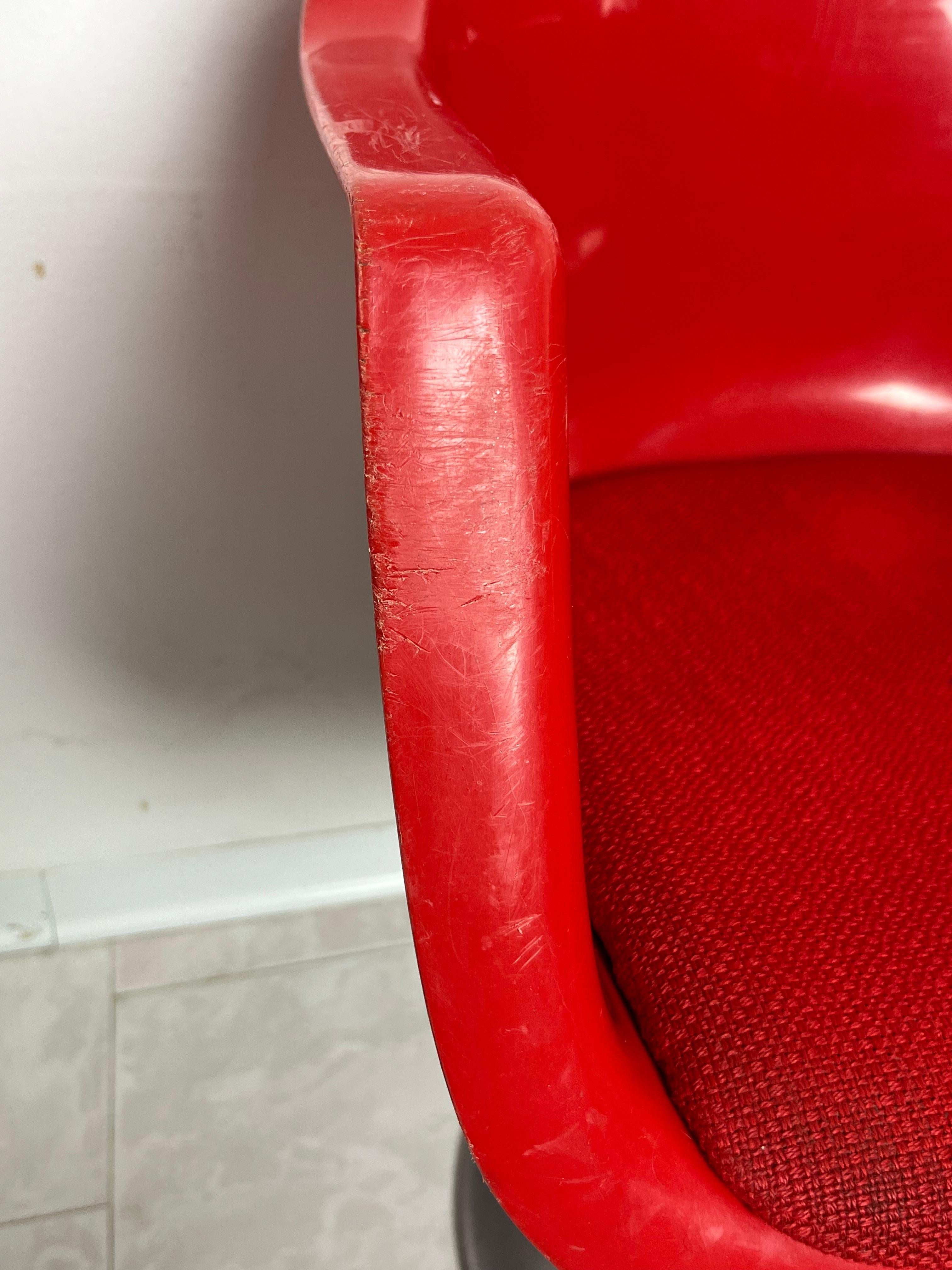 Fin du 20e siècle Ensemble de 2 fauteuils pivotants vintage d'Albert Jacob pour Grosfillex, années 1980 en vente