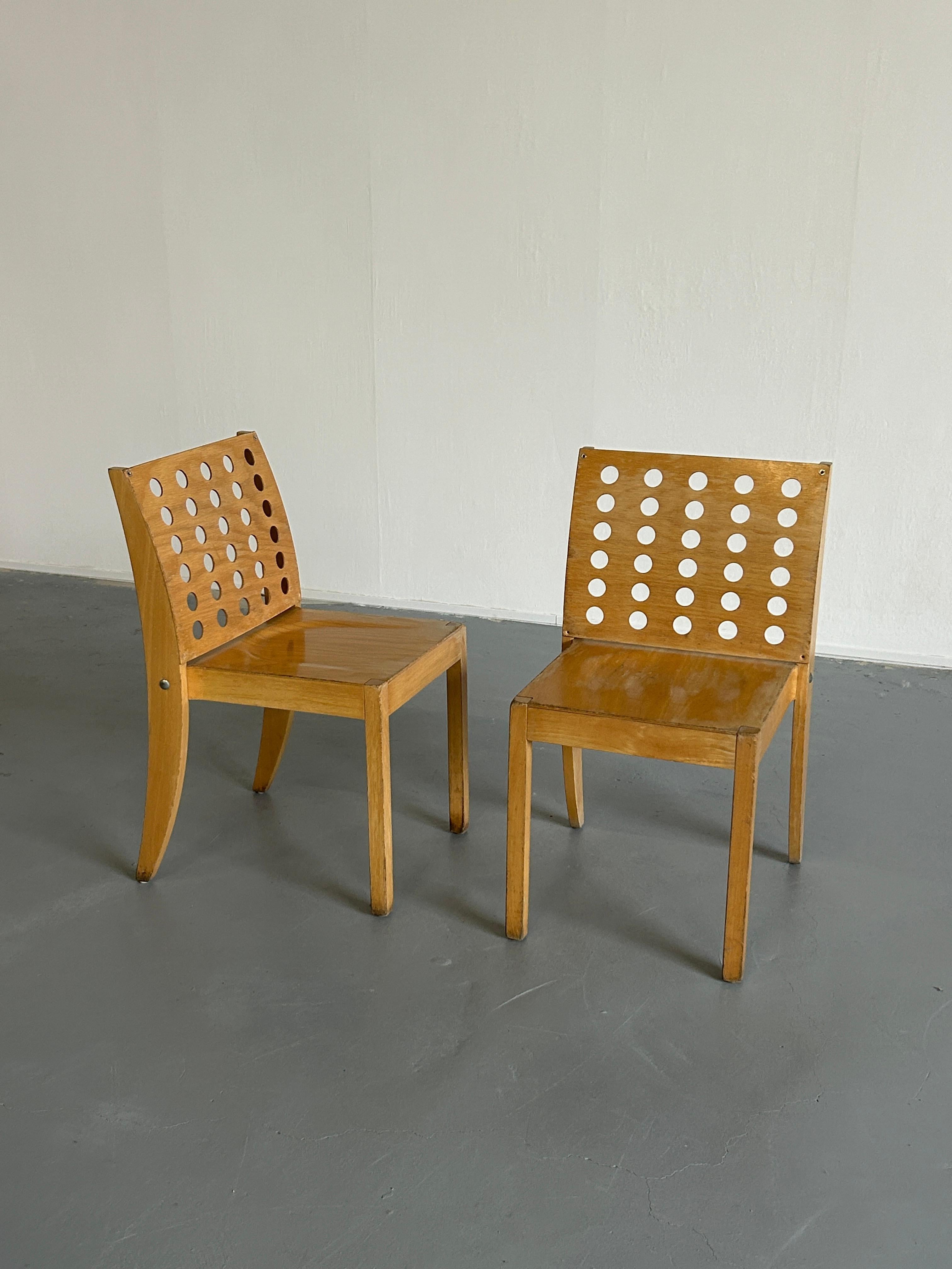 Mid-Century Modern Set of 2 Vintage Thonet S471 Mid-Century-Modern All Purpose Chairs, C. Zschocke