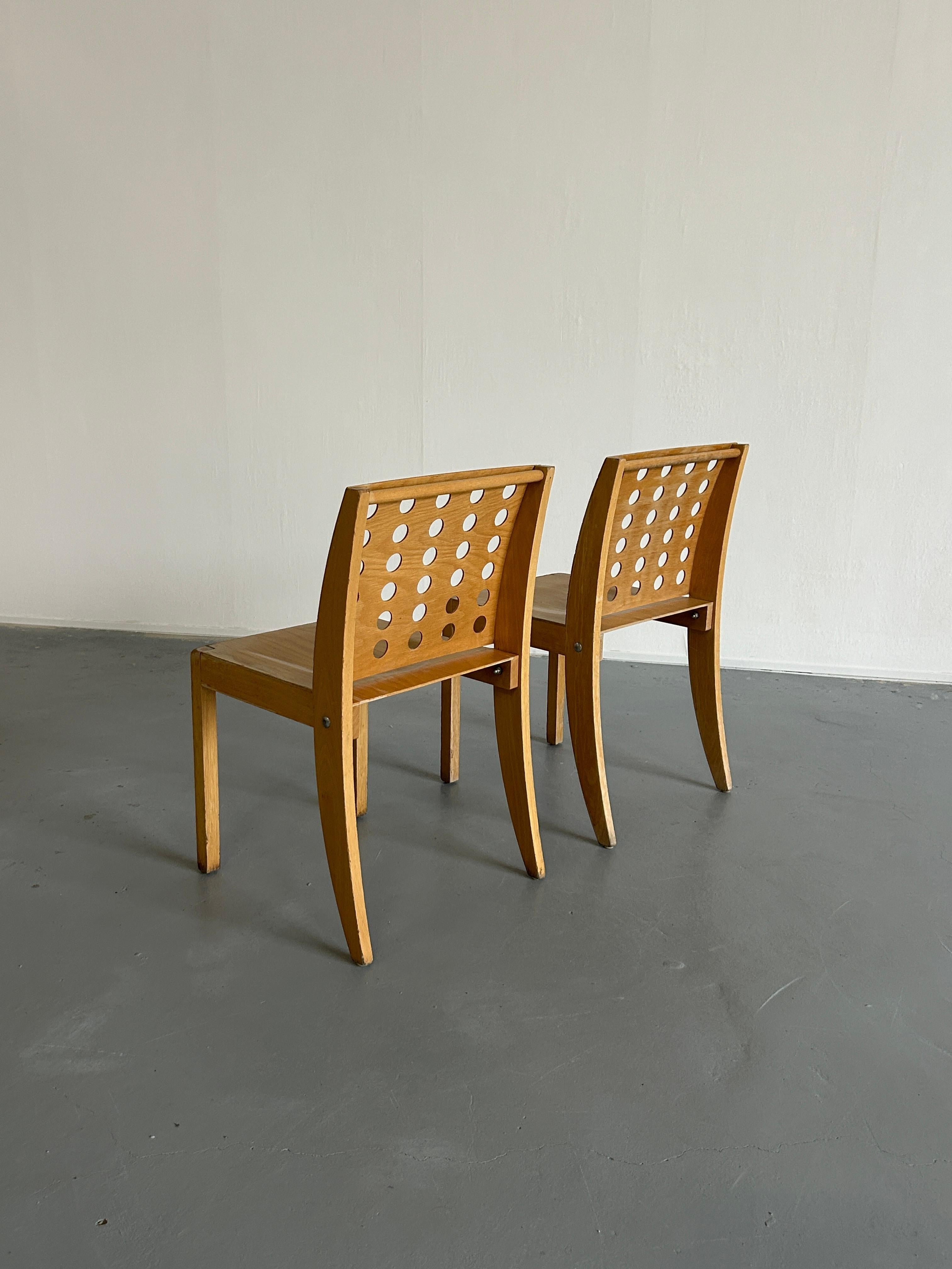Set of 2 Vintage Thonet S471 Mid-Century-Modern All Purpose Chairs, C. Zschocke In Good Condition In Zagreb, HR