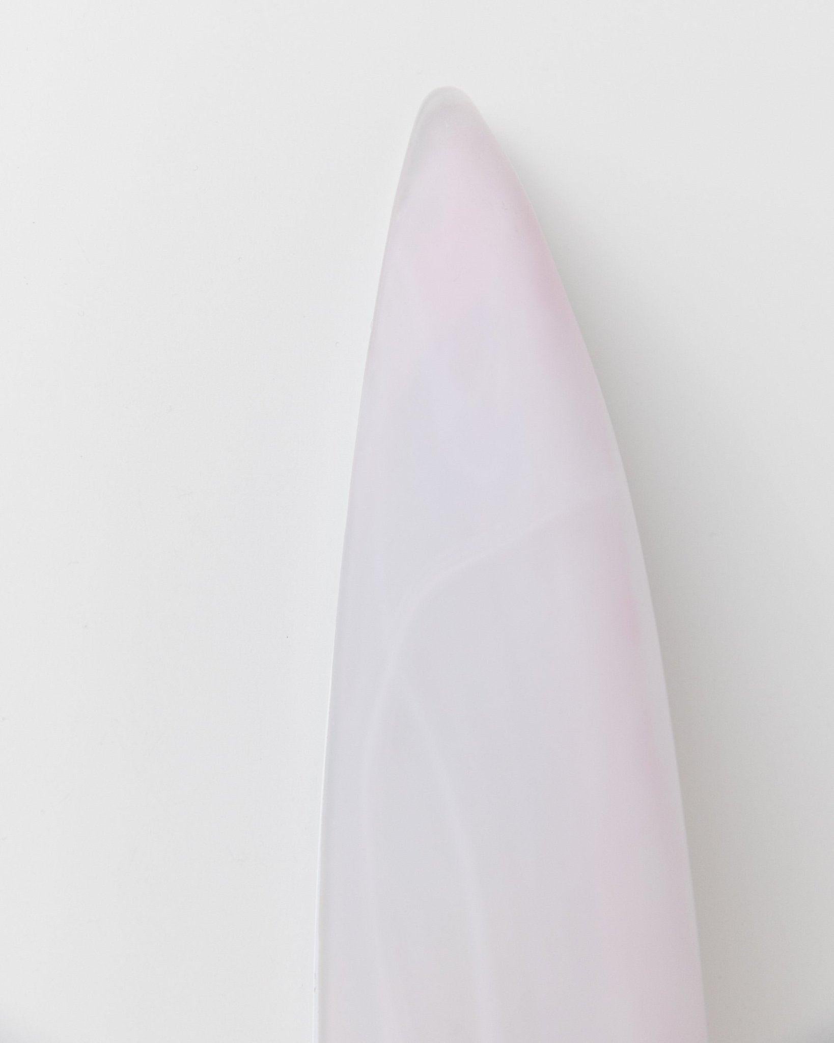 Vetro Set di 2 lampade da parete vintage in vetro rosa e cromo, Spagna, anni '80 in vendita