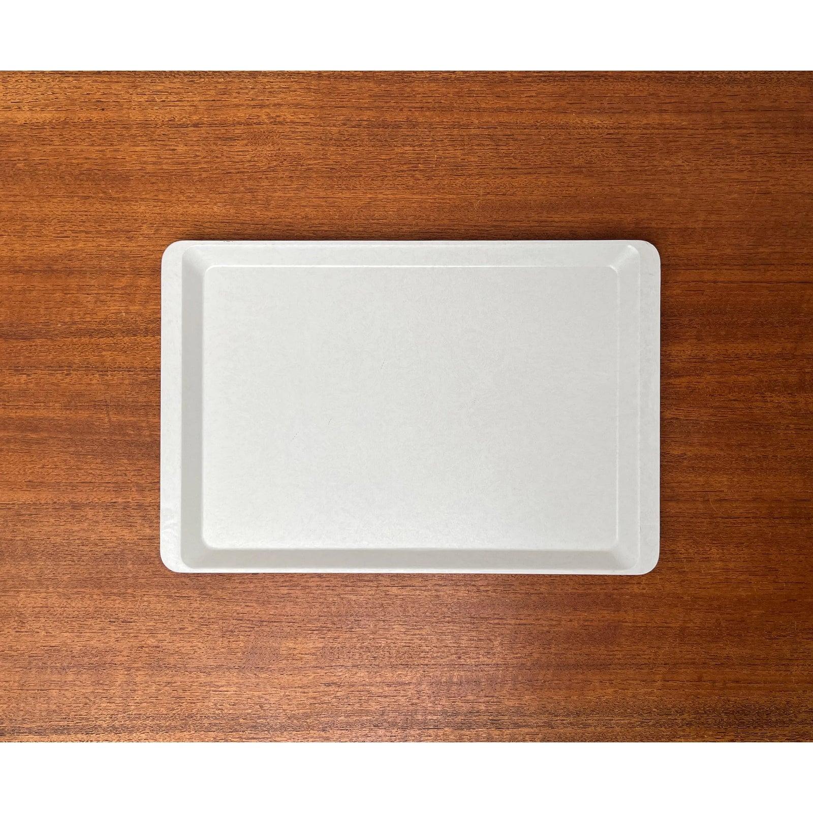 2er-Set westdeutscher Fiberglas-Kunststofftabletts von Presswerk Köngen im Angebot 2
