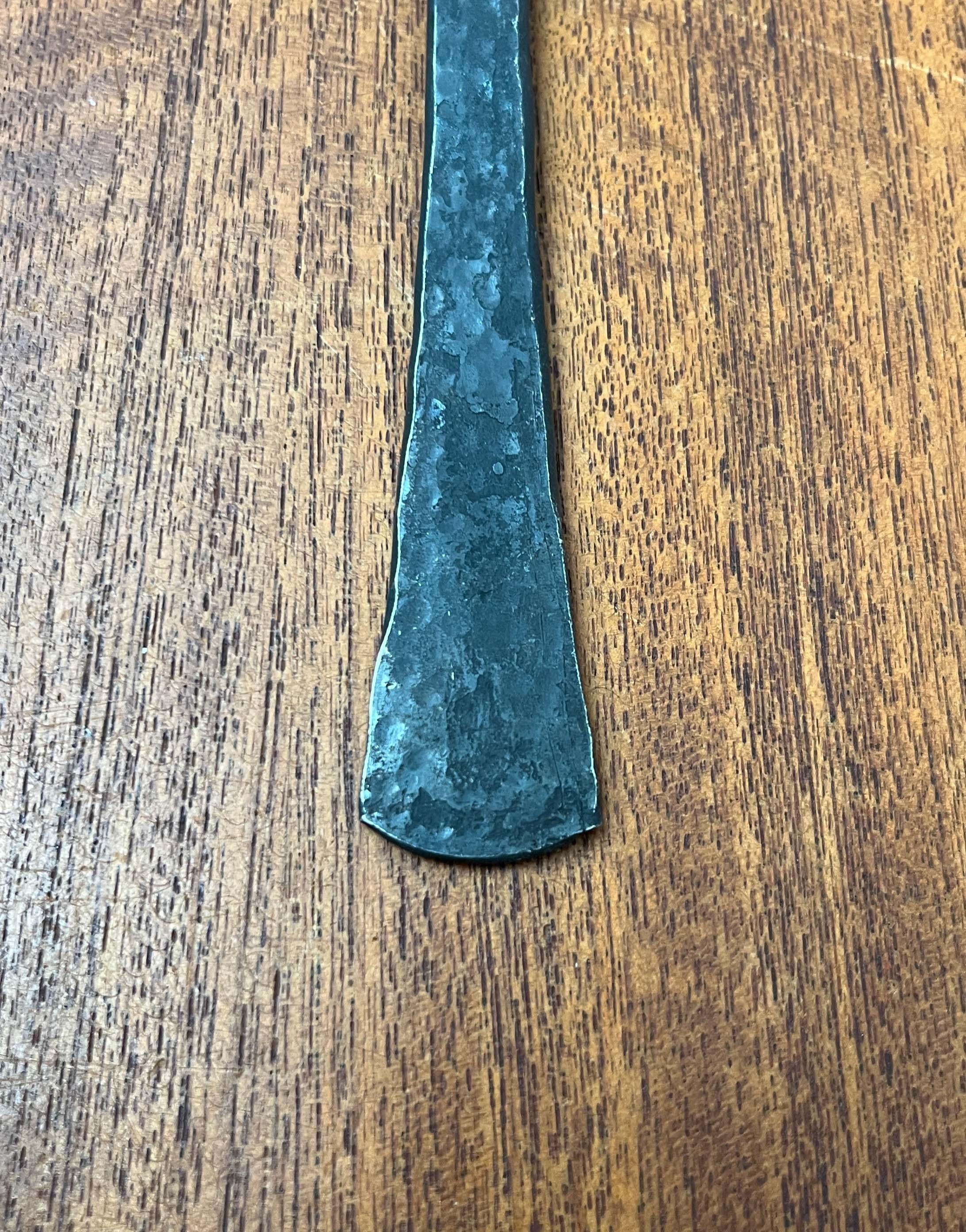 Fer forgé Set of 2 Vintage Wrought Iron Design Salad Servers, Finland, 1970s en vente