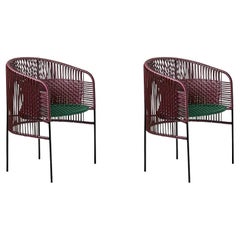 Set di 2 sedie da pranzo Caribe Chic Greene & Greene di Sebastian Herkner