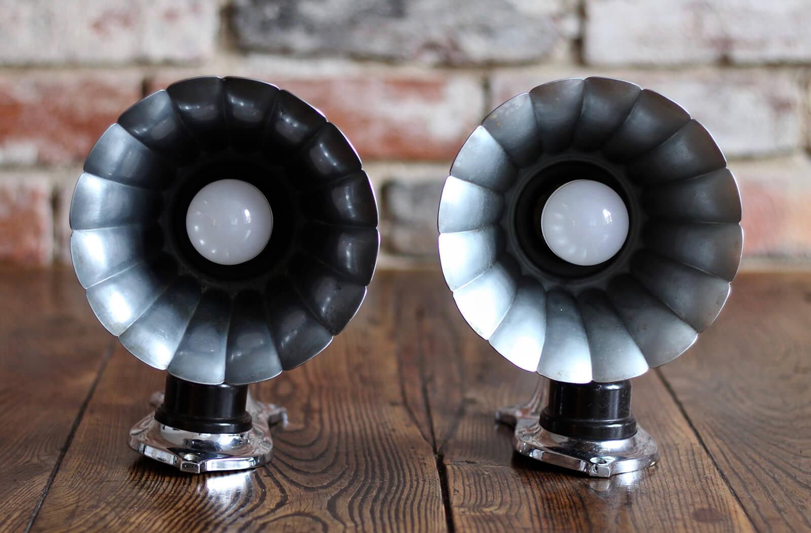 Set of 2 Wall Lamps, 20th Century In Good Condition In Wrocław, Poland