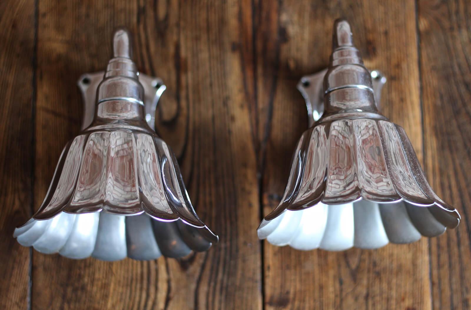 Mid-20th Century Set of 2 Wall Lamps, 20th Century