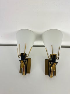 Set of 2 Wall Lamps Stilnovo, 1950s