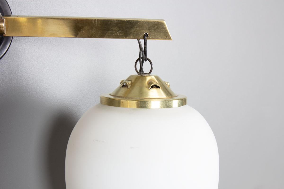 Set of 2 wall lamps, Italian design, 1950s For Sale 2