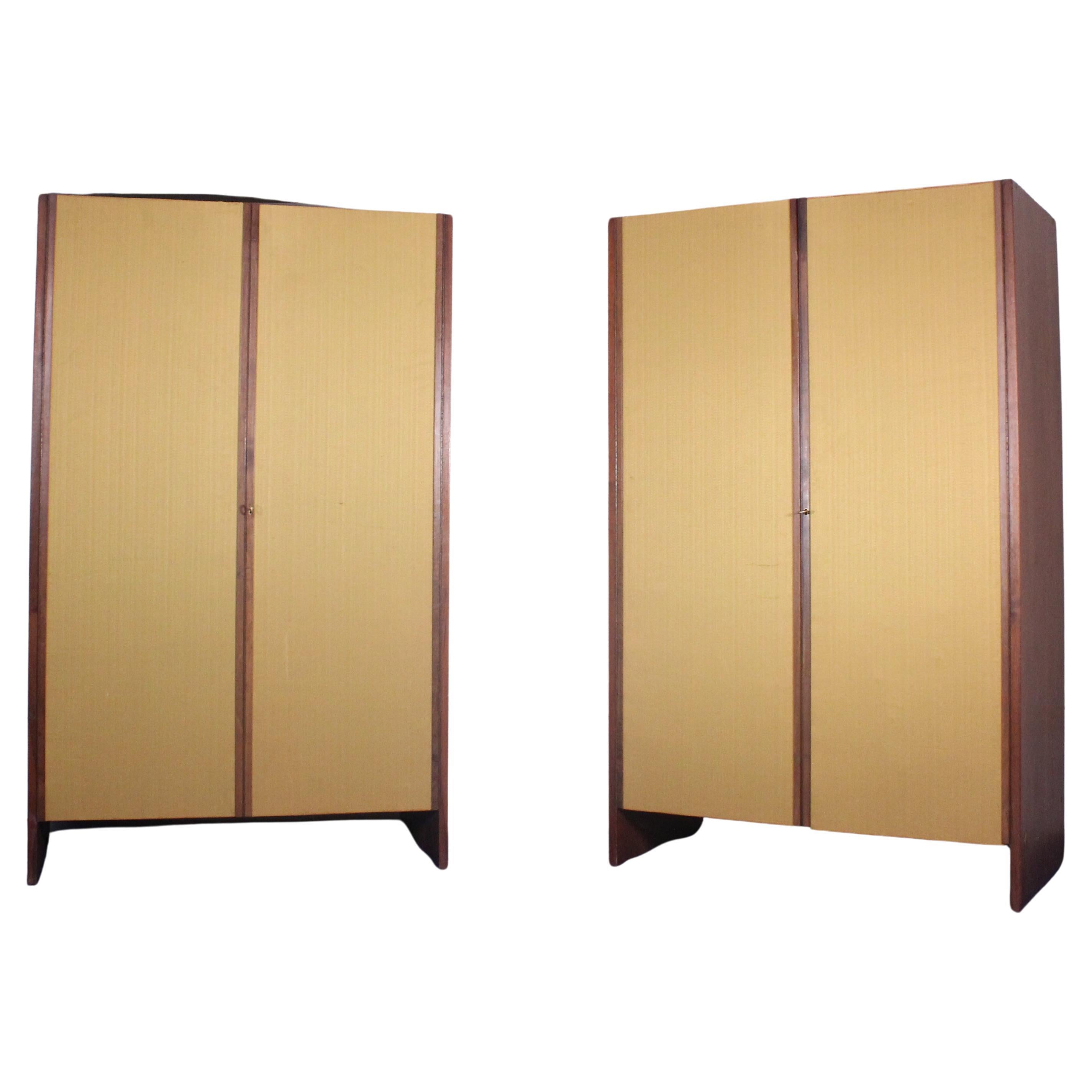 Set of 2 Wardrobe by Ettore Sottsass for Poltronova, 1970 Circa For Sale