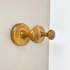 set of 2 Wardrobe Hook Coat Rack Elements CHAPO PERRIAND Style, France, 1970s