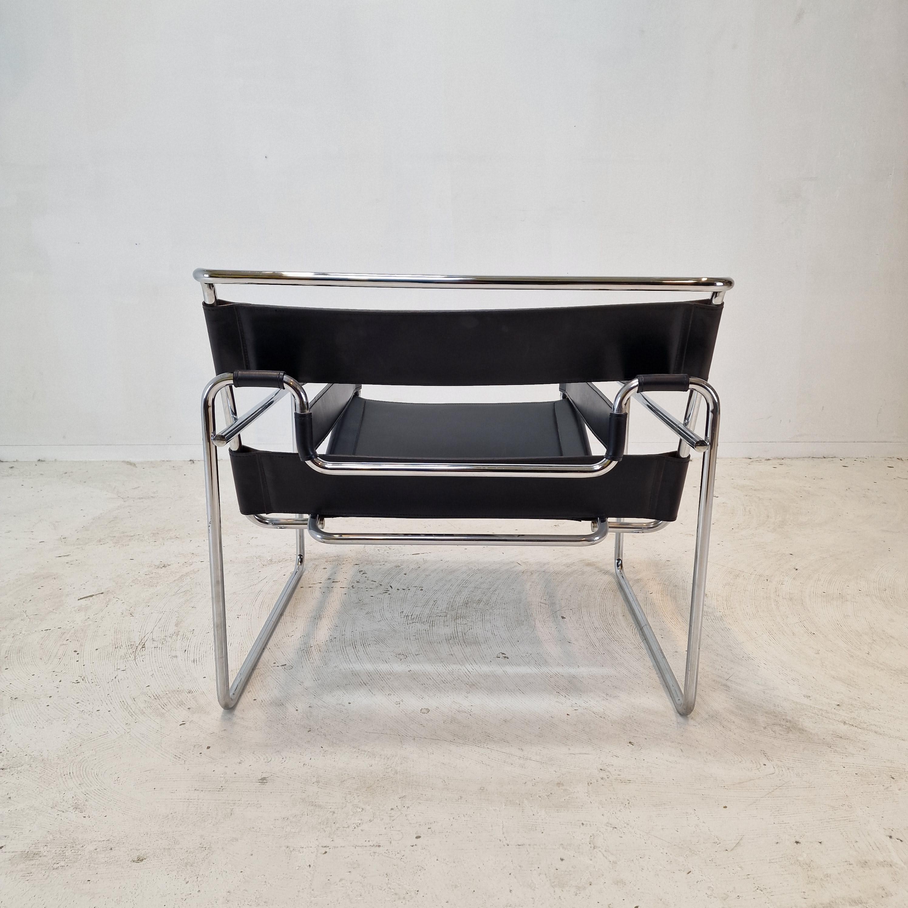 Set of 2 Wassily Chairs by Marcel Breuer For Sale 12