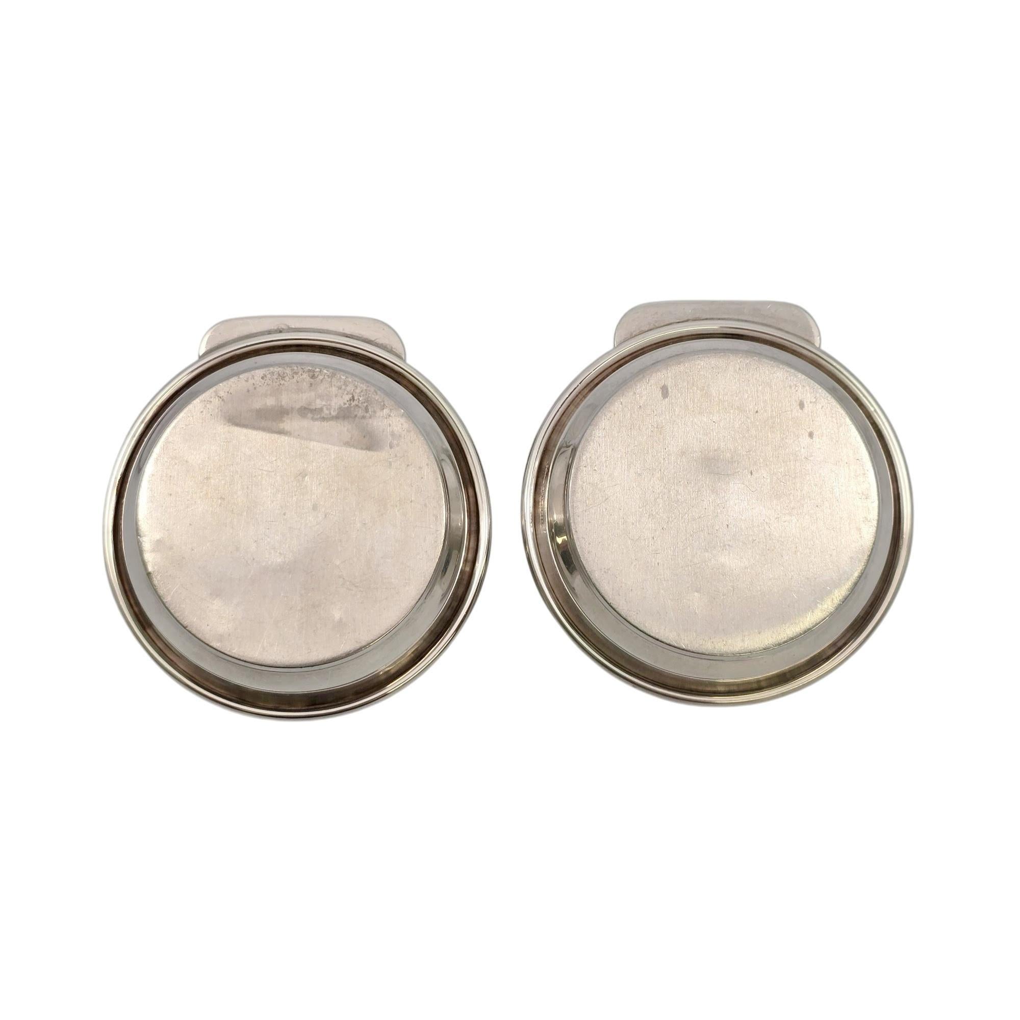 Set di 2 portacenere e portafiammiferi in argento Sterling di Webster con MONO 21308 in vendita 1