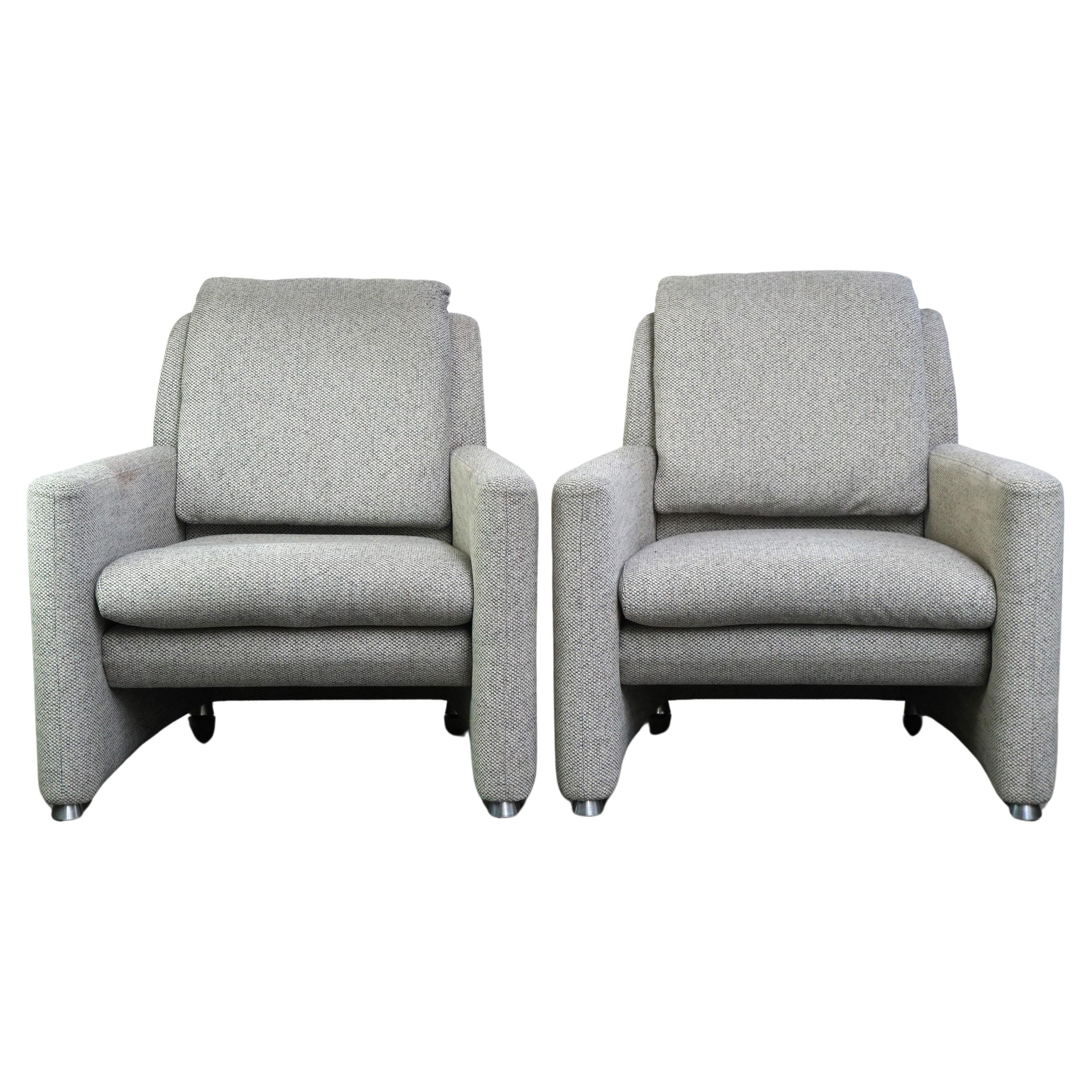 Set di 2 comode e curate poltrone Leolux Fidamigo design