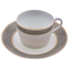 Set of 2 Western Tea Cup with Saucer Modern Vintage André Fu Living Tableware