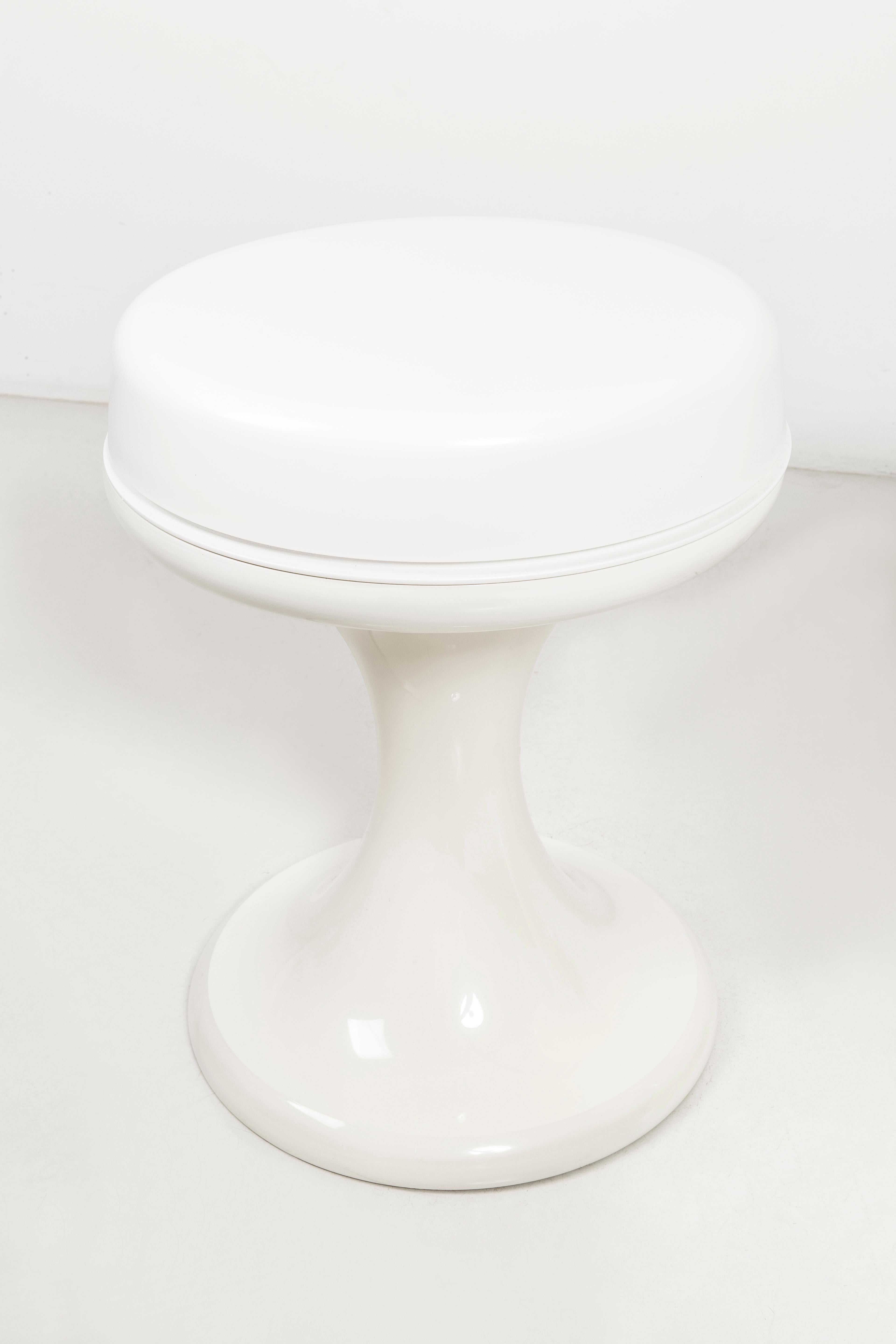 20th Century Set of 2 White EMSA Stool, Germany, 1960s For Sale