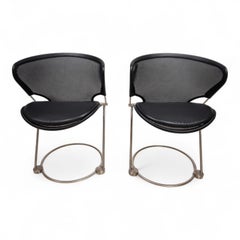 Set di 2 sedie da conferenza/sala da pranzo Wilkhahn Nuvola di Herbert Ohl, 1980