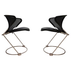 Set of 2 Wilkhahn Nuvola conference / dining room chairs by Herbert Ohl, 1980 Set of 2 Wilkhahn Nuvola conference / dining room chairs by Herbert Ohl, 1980