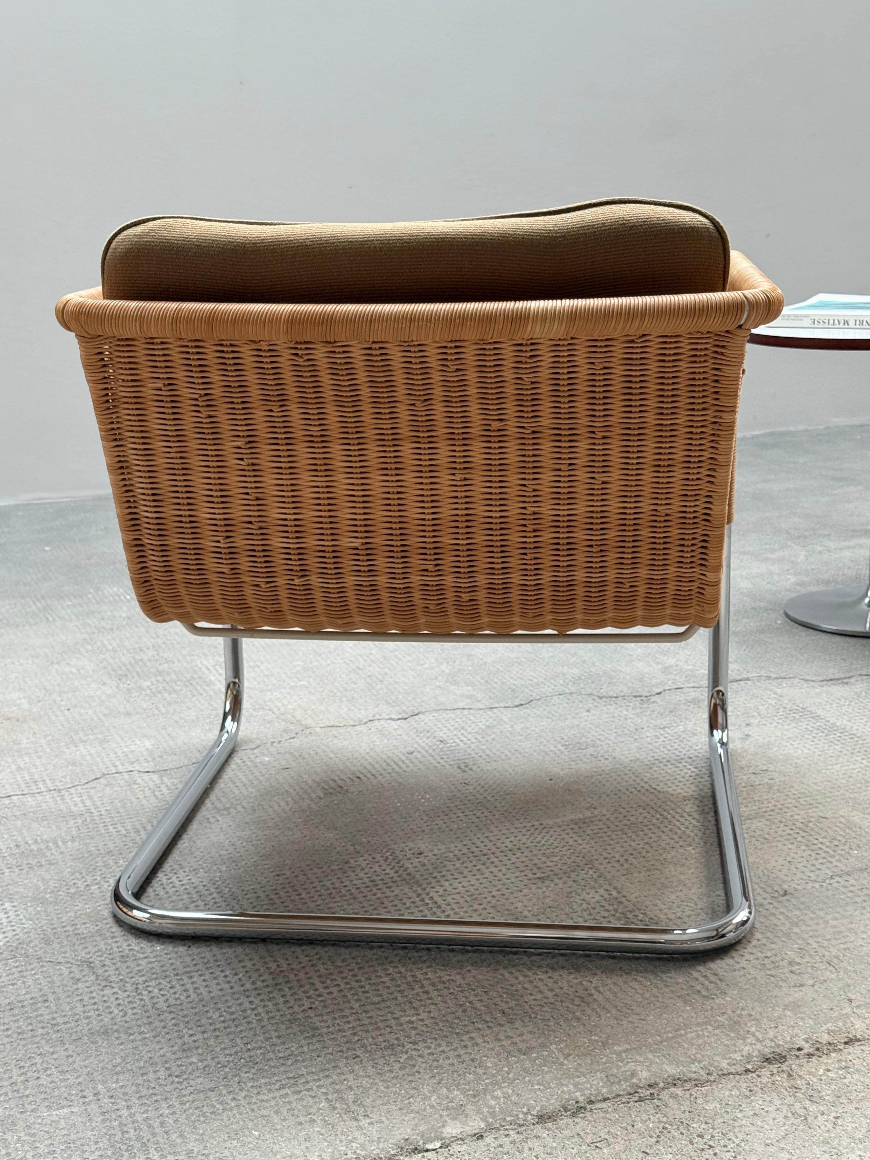 SET VON 2 WILLIAM DUNKEL FÜR TECTA D44 KANTILEVER-SESSEL RATTAN, DEUTSCHLAND 1960er Jahre im Angebot 1