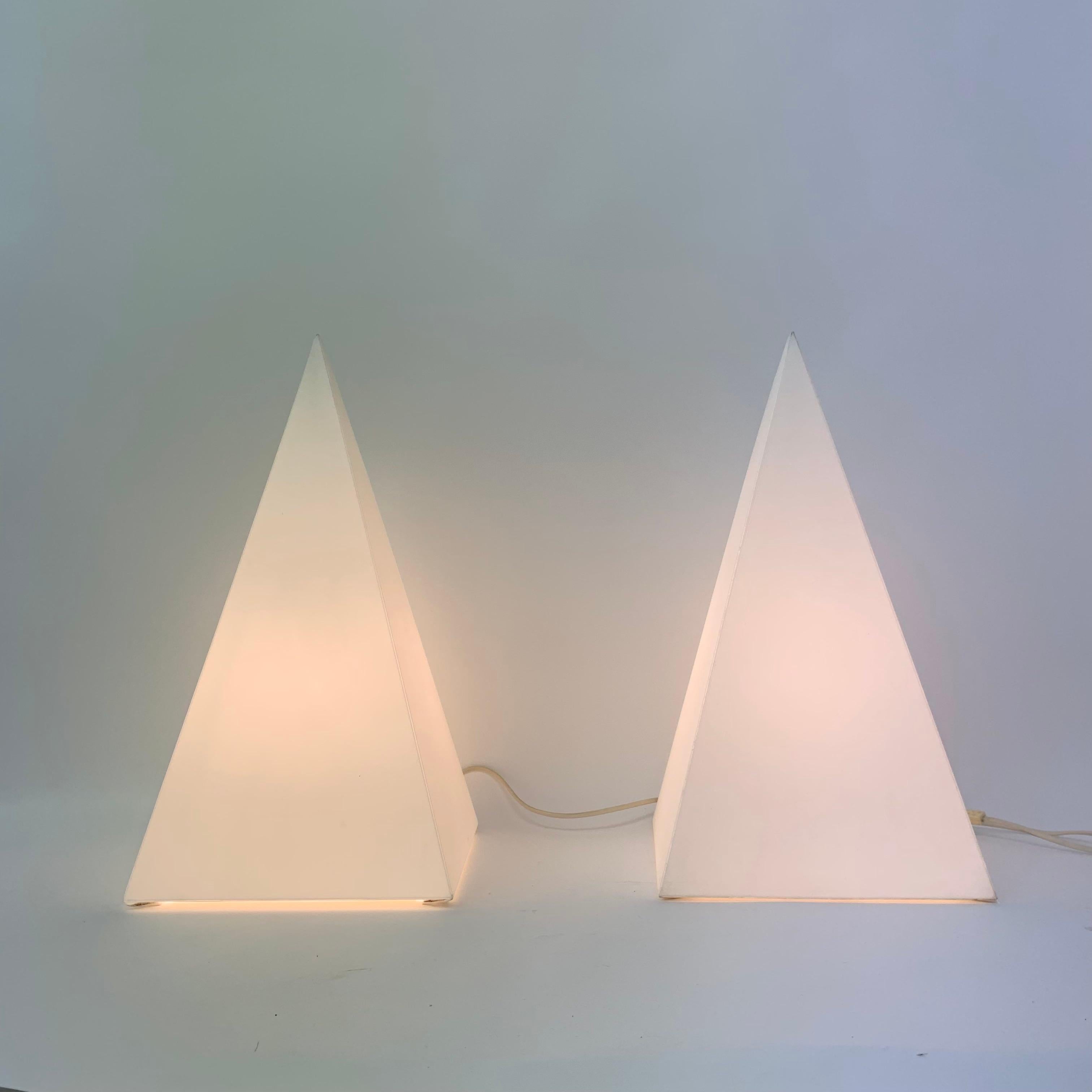 Mid-Century Modern Set of 2 Woja Table Lamps, 1970’s For Sale