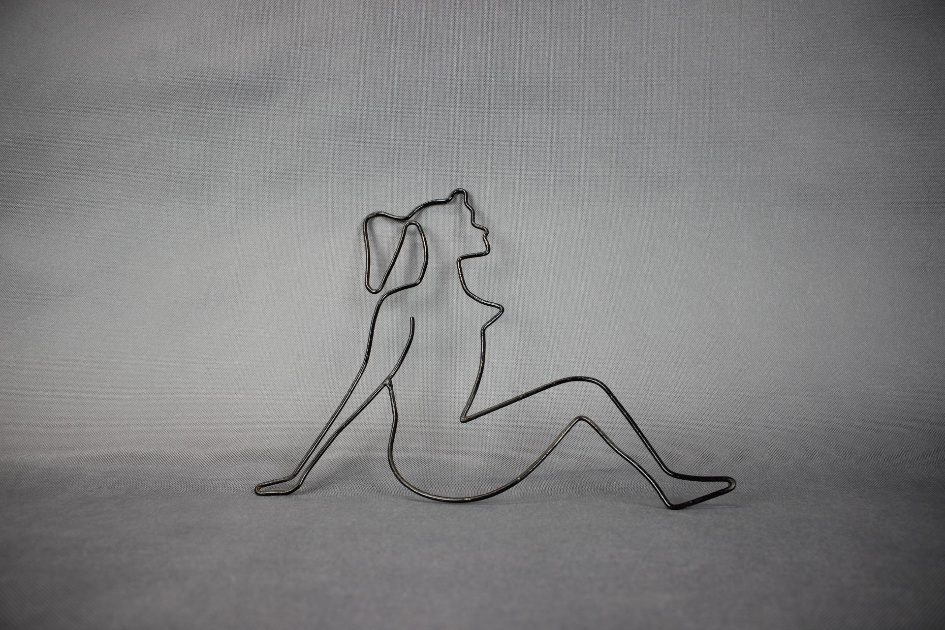 Mid-Century Modern Set of 2 Woman Wall Decoration, 1950s For Sale