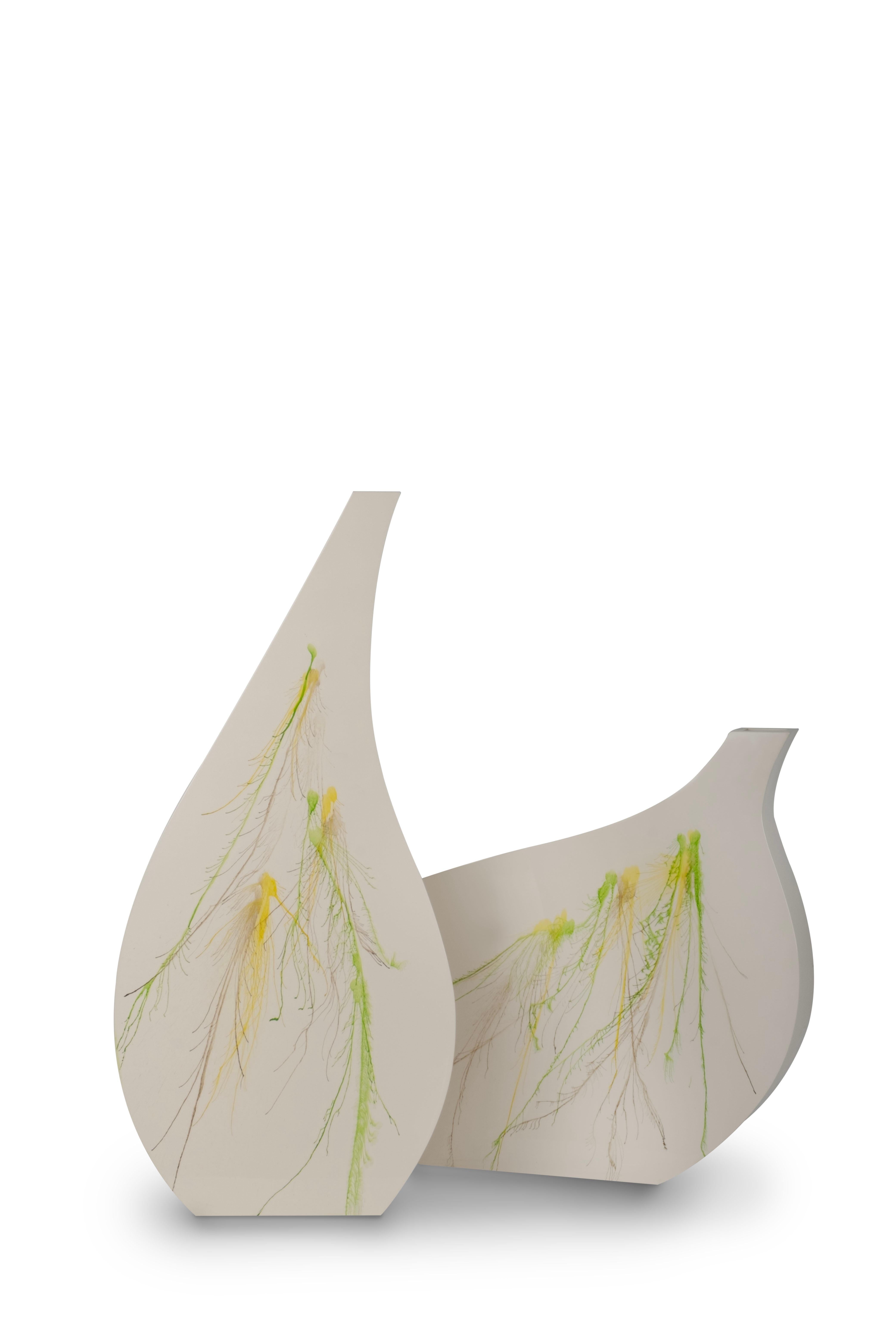 Set of 2 Wooden Decorative Vases Cream, Lusitanus Home Collection, Handcrafted in Portugal - Europe by Lusitanus Home.

This beautiful set of 2 Decorative vases is lacquered in high-gloss cream with handpainted designs.

Not Waterproof.

Handcrafted
