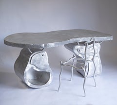 Set Of 2 Work From Home Desk And Chair by Six Dots Design