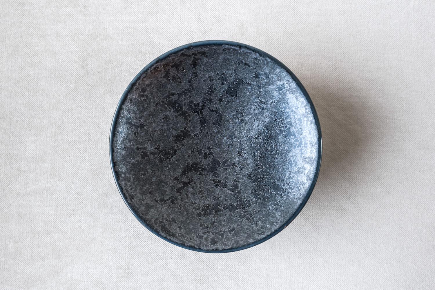 French Set of 2 x Ovum, Nº8 / Graphite Grey / Side Dish, Handmade Porcelain Tableware For Sale