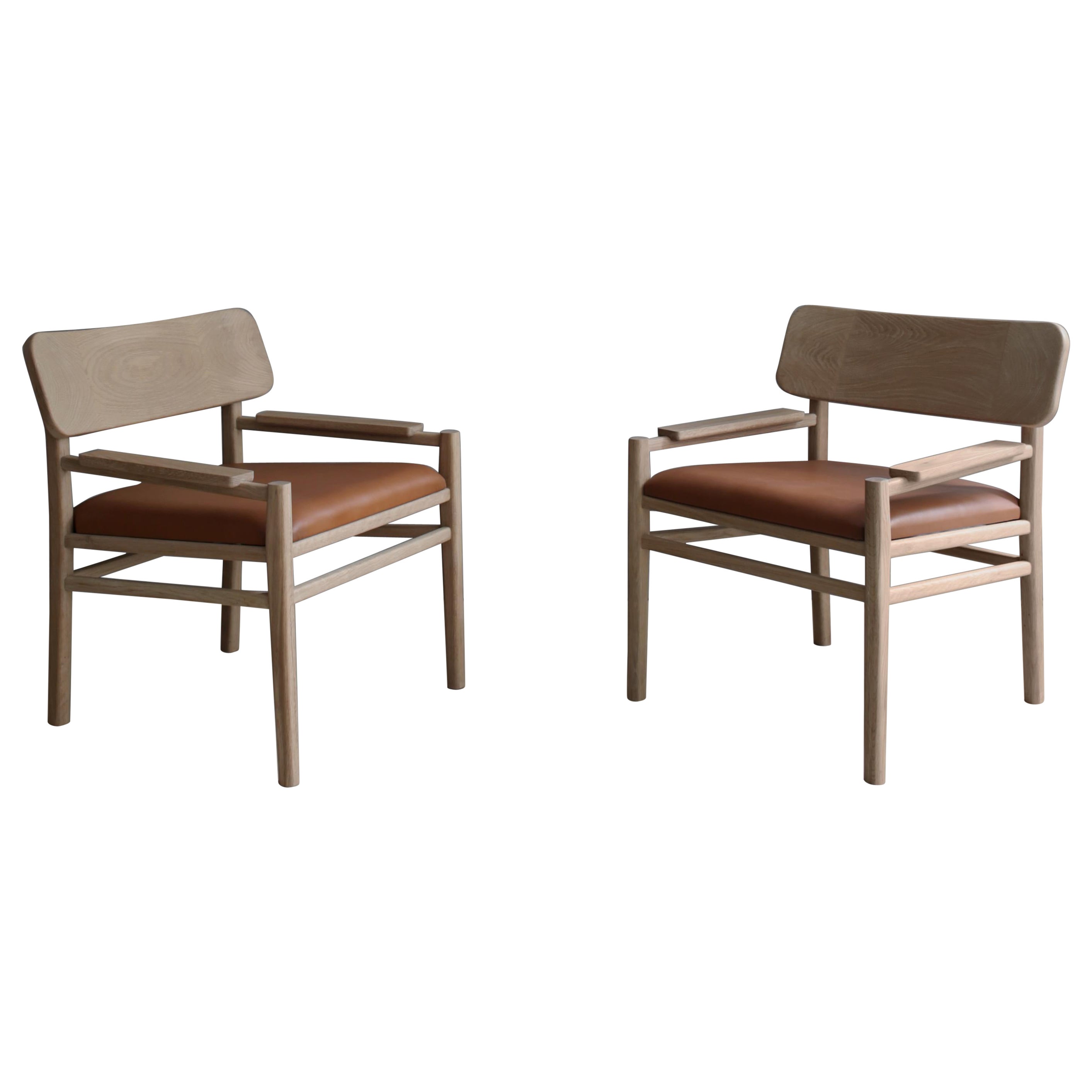 Ensemble de 2 chaises longues XVI Décima Sexta par Joel Escalona
