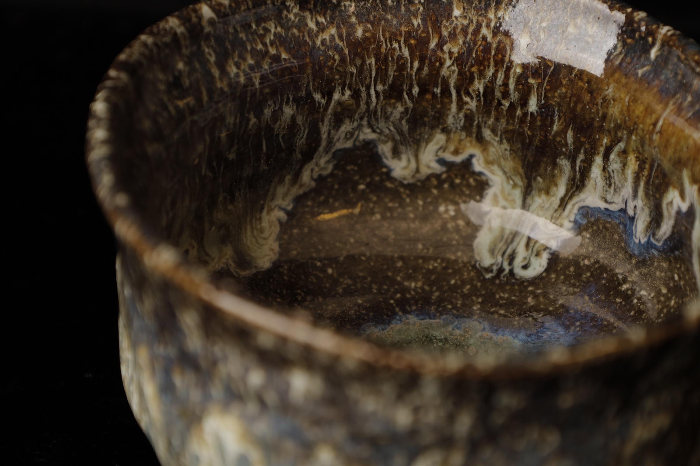 Juego de 2 tazones de té / chawan Yamada Seigan match Cerámico en venta