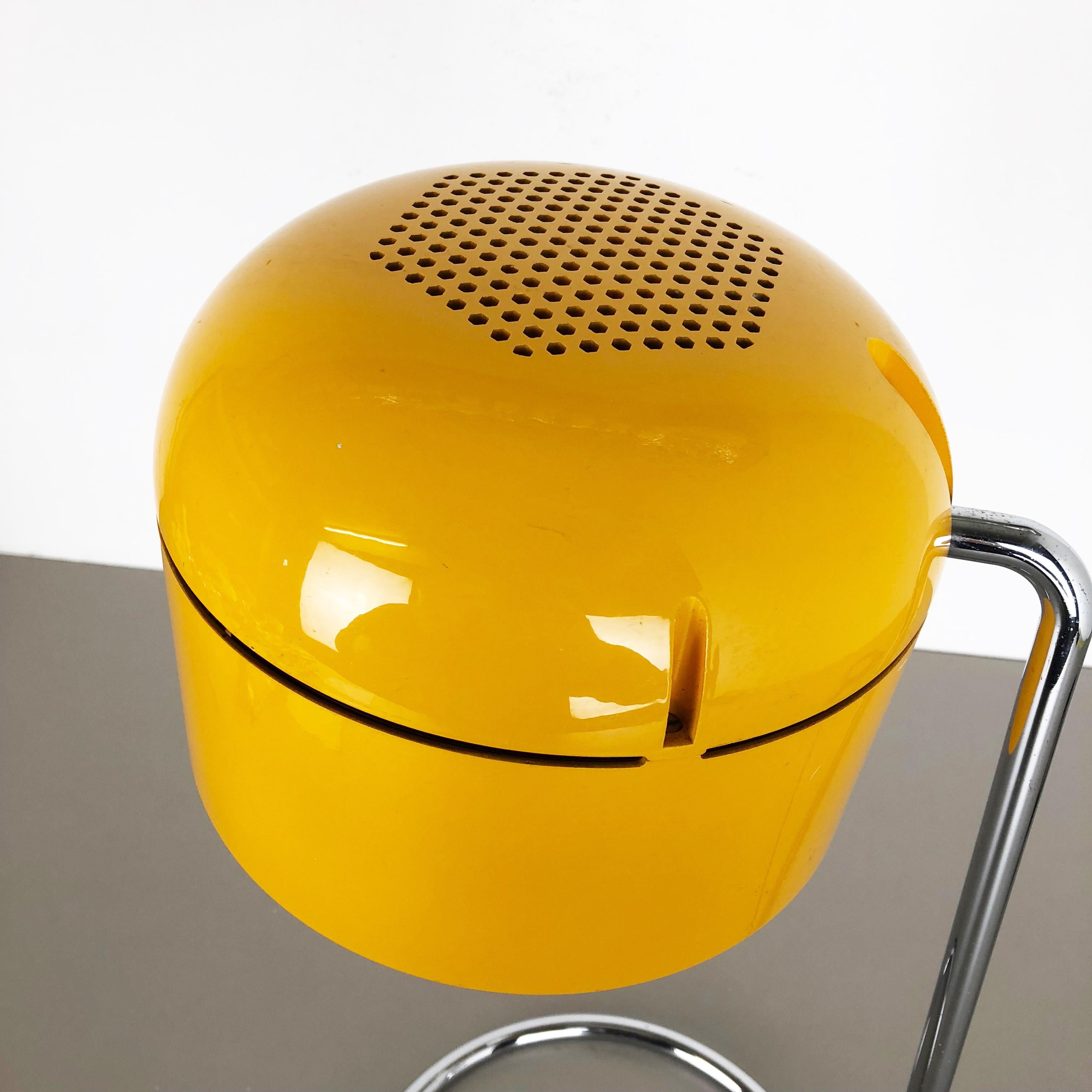 Set of 2 Yellow Pop Art Table Lights Made by Staff, Germany, 1970s 2