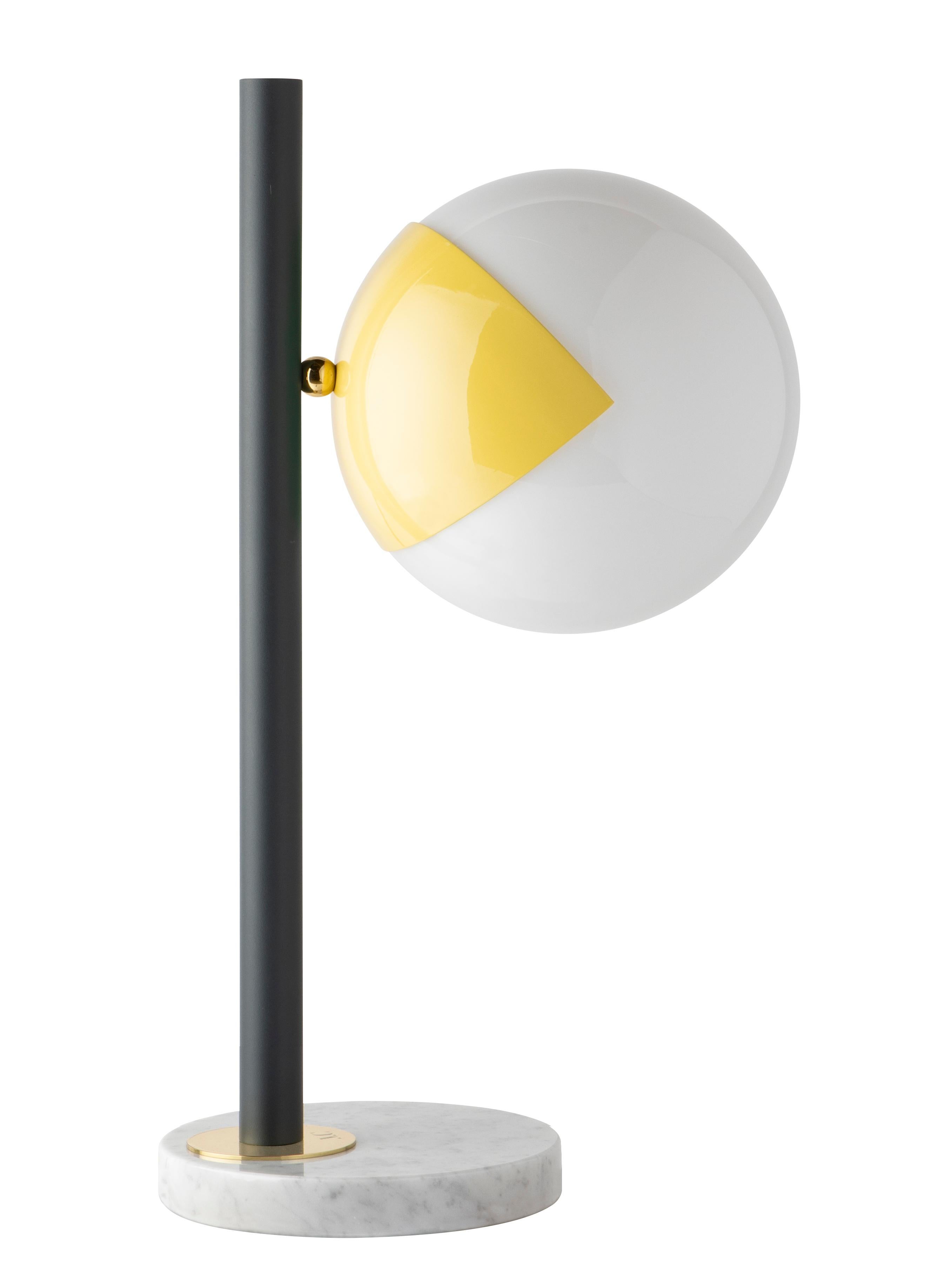 Ensemble de 2 lampes de table jaunes à gradation, Pop-Up, édition Magic Circus en vente 2