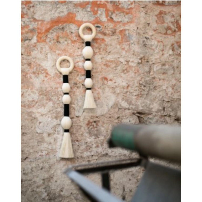 Set of 2 Zacatón Black Wall Decorations by Caralarga For Sale at 1stDibs