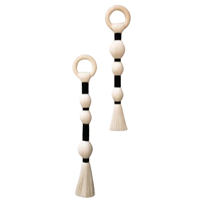 Set of 2 Zacatón Black Wall Decorations by Caralarga For Sale at 1stDibs