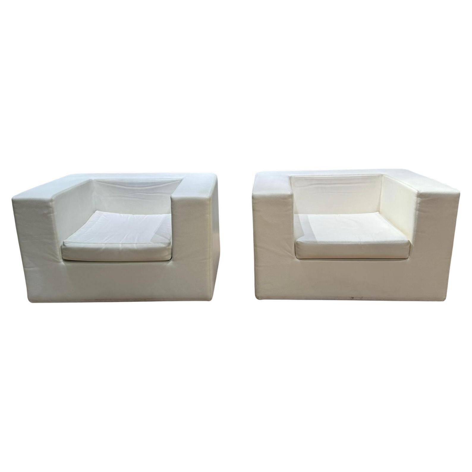 Conjunto de 2 sillones Zanotta de Willie Landers en venta