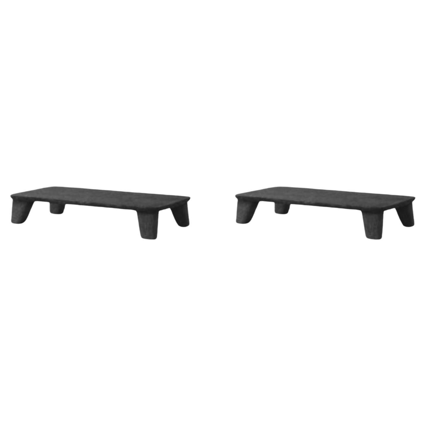 Set of 2 Ztista Low Tables by Faina For Sale