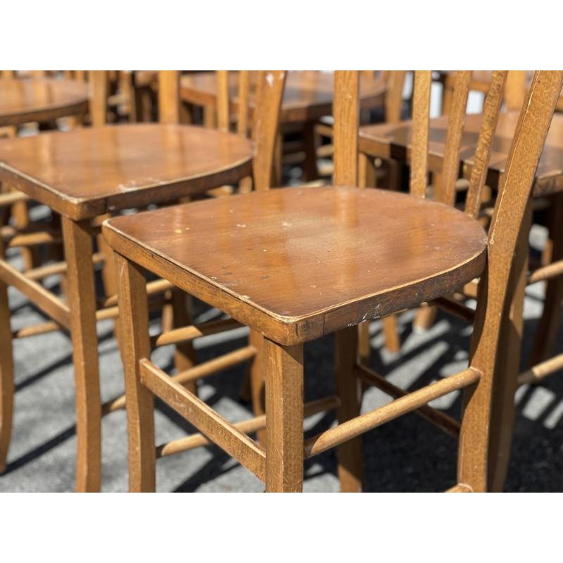 Set di 20 sedie da bistrot di Baumann, anni '60 in vendita 3