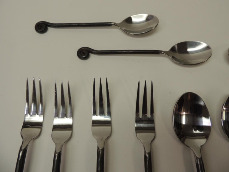 Set of 20 Flatware "Fern" Stem Pieces at 1stDibs