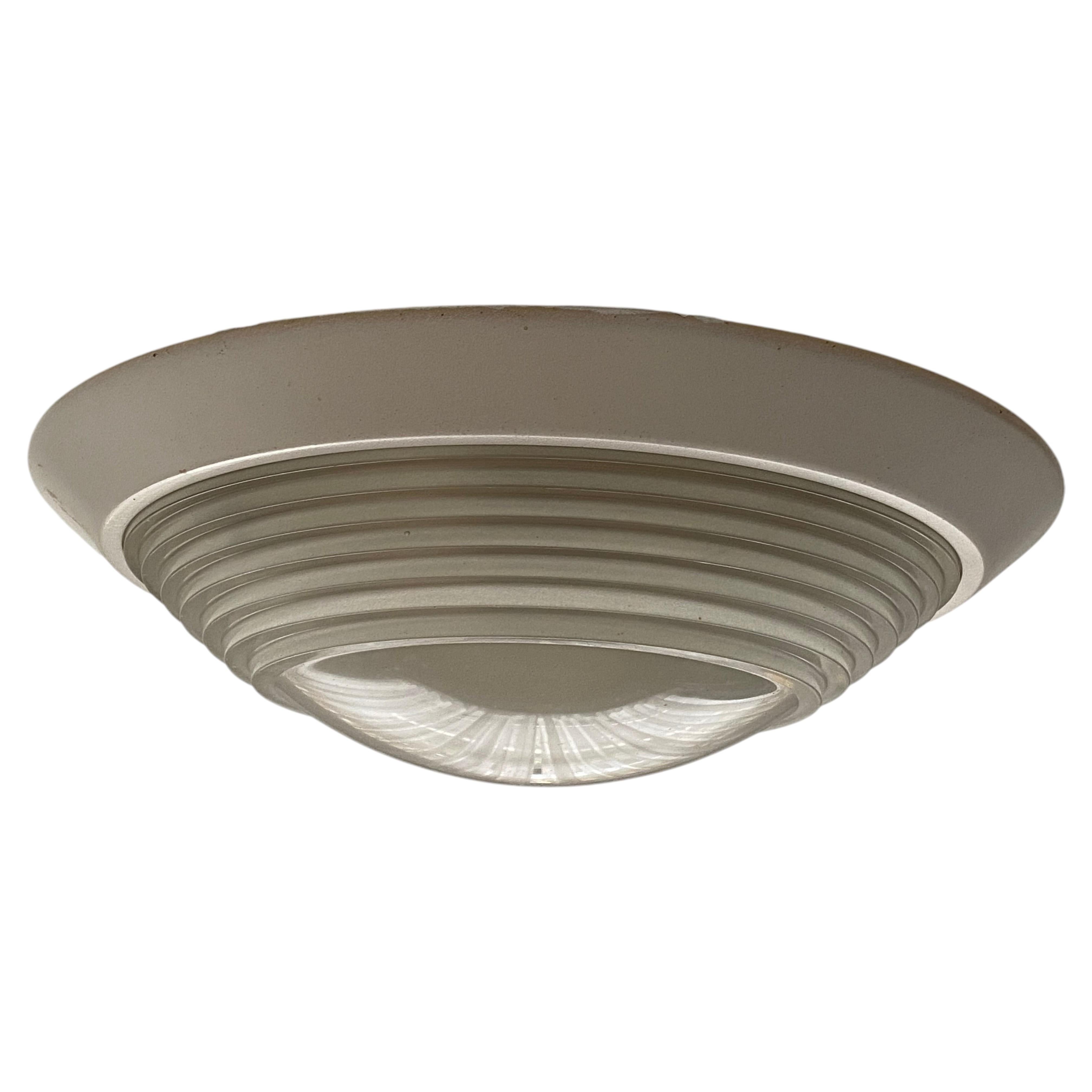 Set of 20 Flush Mount, Ceiling or Wall Lights by Mangiarotti for Artemide, 1970s For Sale