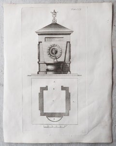 Set of 20 Original Antique Architectural Prints, A.G. Cook, circa 1820