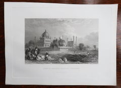 Set of 20 Original Antique Prints of India, circa 1830
