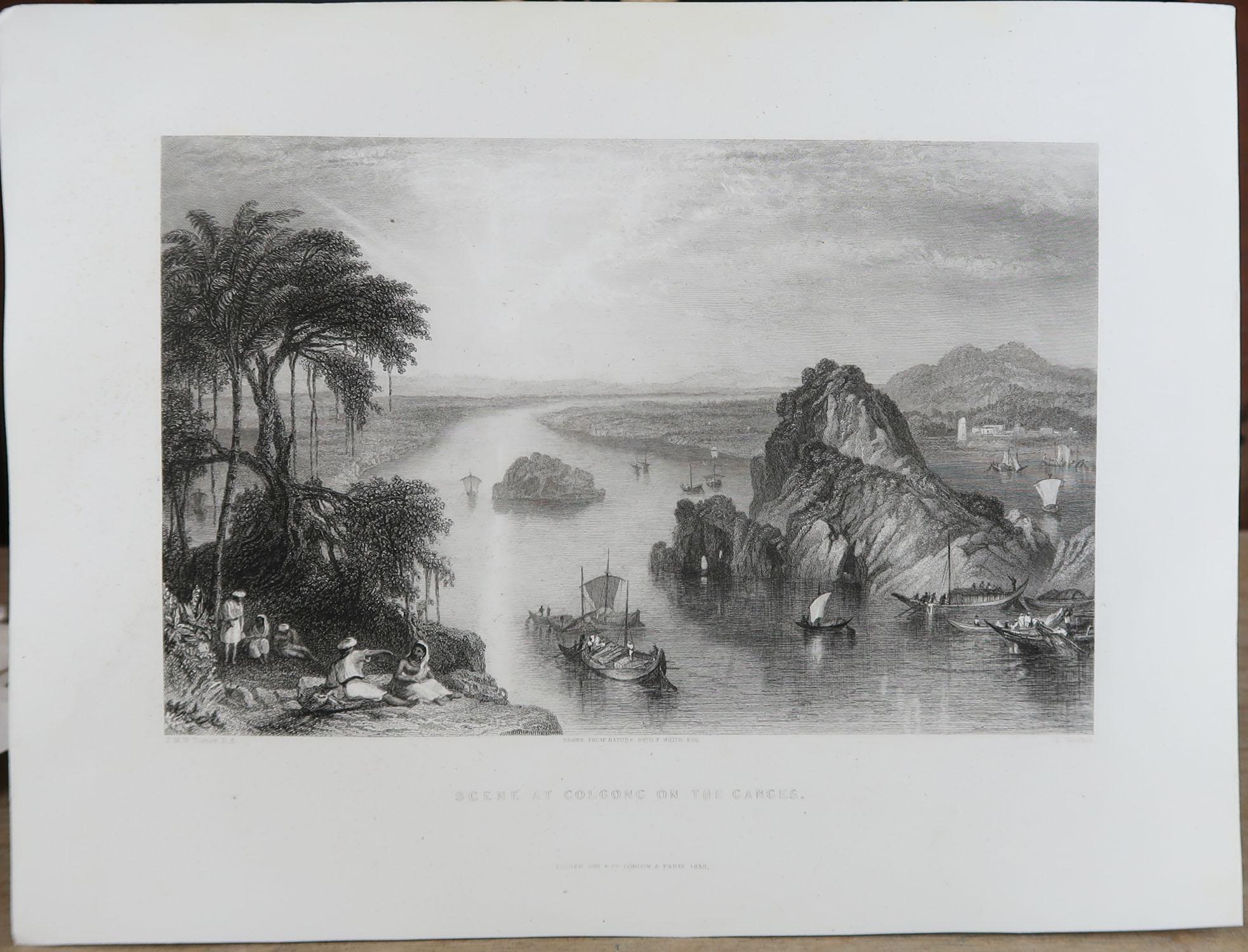 Set of 20 Original Antique Prints of India, circa 1830 12