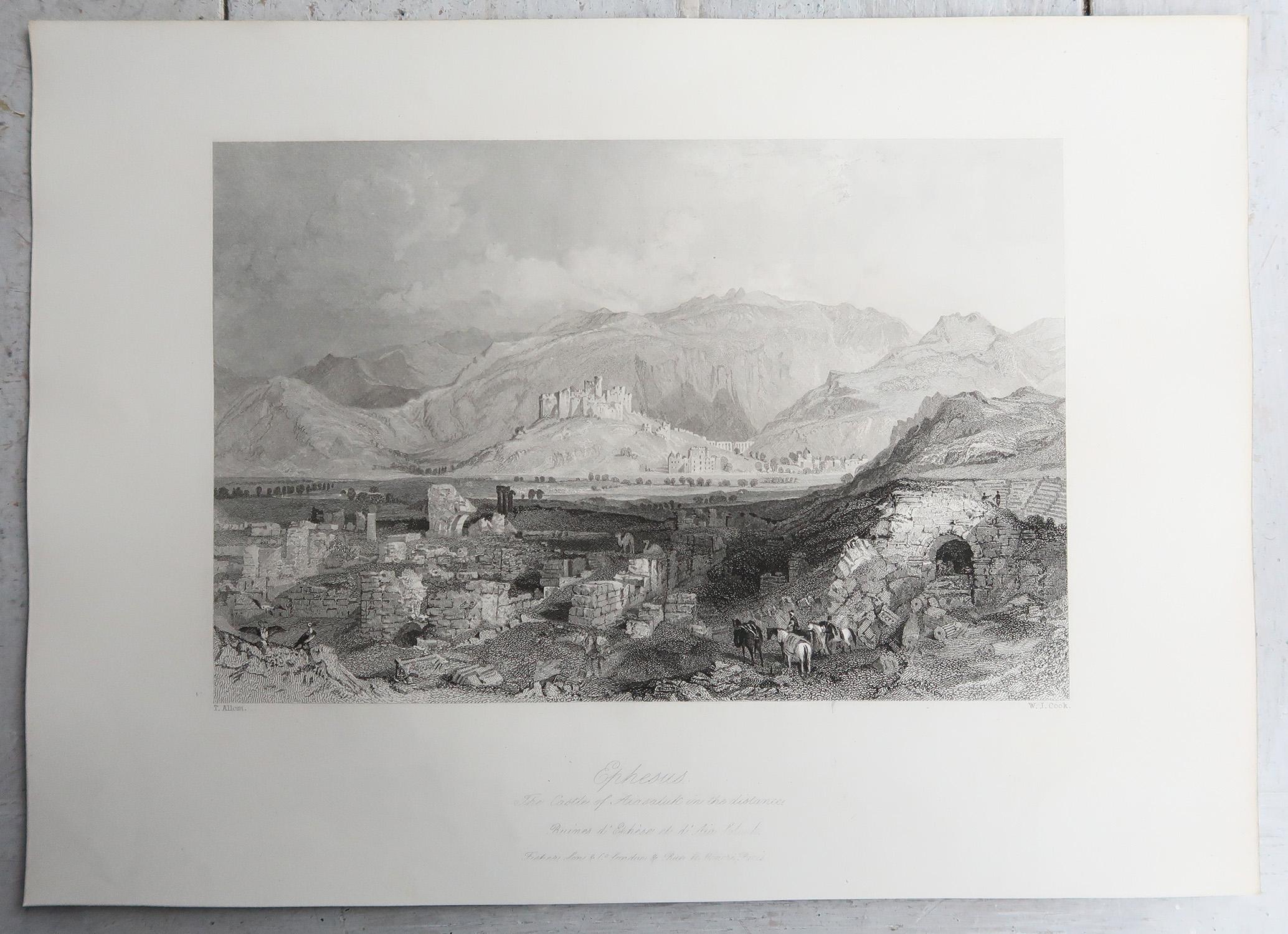 Set of 20 Original Antique Prints of the Levant / Holy Land /Middle East. C 1840 en vente 2
