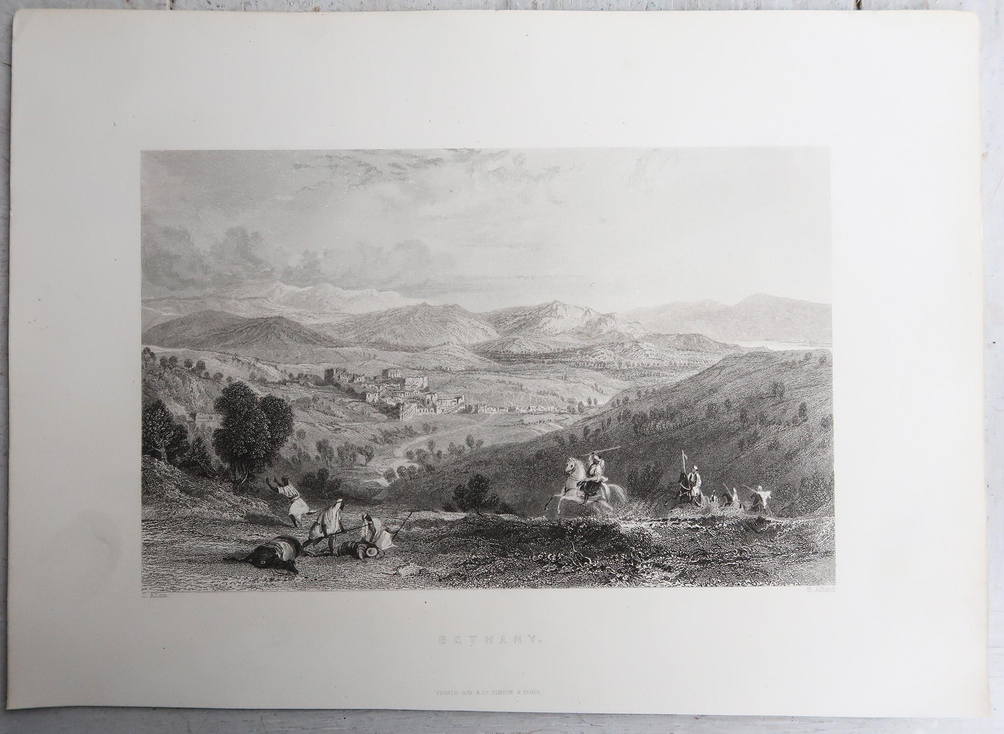 Set of 20 Original Antique Prints of the Levant / Holy Land /Middle East. C 1840 en vente 9