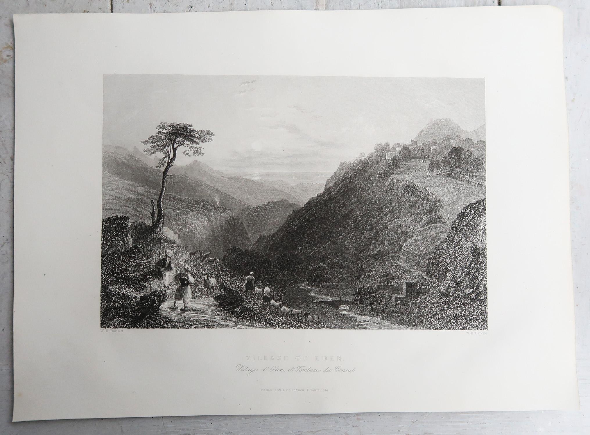 Set of 20 Original Antique Prints of the Levant / Holy Land /Middle East. C 1840 Bon état - En vente à St Annes, Lancashire
