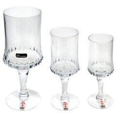 Set de 20 verres à pied en cristal par Bengt Edenfalk